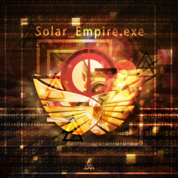 Size: 3000x3000 | Tagged: safe, artist:frownfactory, artist:nutellaakanutella, artist:sol-r, daybreaker, pony, a royal problem, g4, binary, female, high res, solar empire, solo