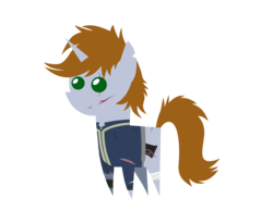 Size: 3182x2466 | Tagged: safe, artist:aborrozakale, oc, oc only, oc:littlepip, pony, unicorn, fallout equestria, clothes, fallout, female, high res, jumpsuit, mare, pointy ponies, scar, simple background, solo, transparent background, vault suit