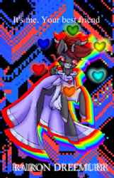 Size: 1734x2700 | Tagged: safe, artist:darsiaradianthorner, oc, oc:rairon horner, fawn, pony, clothes, crossover, undertale