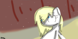 Size: 1560x784 | Tagged: safe, artist:pinkiscuuupcake, oc, oc only, pony, deviantart muro, solo