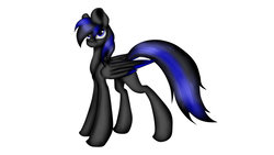 Size: 1024x576 | Tagged: safe, artist:aaftergloweeye, oc, oc only, pony, gift art, simple background, solo, white background