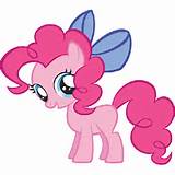 Size: 160x160 | Tagged: safe, pinkie pie, earth pony, pony, g4, blank flank, bow, female, filly, filly pinkie pie, hair bow, simple background, solo, white background, younger