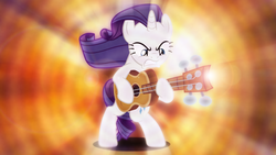 Size: 1600x900 | Tagged: safe, artist:dashiesparkle edit, artist:sailortrekkie92, edit, rarity, pony, unicorn, g4, female, guitar, guitarity, mare, musical instrument, solo, vector, wallpaper, wallpaper edit