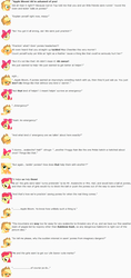 Size: 846x1790 | Tagged: safe, artist:dziadek1990, apple bloom, applejack, g4, conversation, dialogue, emote story, emotes, reddit, running gag, slice of life, text