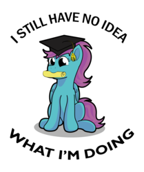 Size: 4586x5486 | Tagged: safe, artist:littletigressda, oc, oc only, pony, absurd resolution, graduation cap, hat, mouth hold, simple background, sitting, solo, transparent background