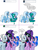 Size: 1204x1604 | Tagged: safe, artist:dekomaru, trixie, twilight sparkle, oc, oc:hazel lulamoon, oc:iniduoh, oc:midnight, oc:nebula, oc:nyx, alicorn, pony, tumblr:ask twixie, g4, ask, baby, baby pony, begging, colt, diaper, fake horn, female, foal, forgiveness, grandmother and grandchild, lesbian, magical lesbian spawn, male, mare, mother and daughter, offspring, parent:trixie, parent:twilight sparkle, parents:twixie, ship:twixie, shipping, stallion, tumblr