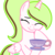 Size: 724x721 | Tagged: safe, artist:duyguusss, oc, oc only, oc:dakota chaos, alicorn, pony, base used, cup, eyes closed, female, mare, simple background, smiling, solo, teacup, transparent background