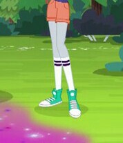 Size: 178x207 | Tagged: safe, screencap, derpy hooves, equestria girls, g4, my little pony equestria girls: legend of everfree, camp everfree outfits, clothes, converse, cropped, female, legs, pictures of legs, shoes, sneakers, socks