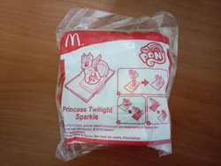 Size: 4160x3120 | Tagged: safe, twilight sparkle, alicorn, pony, g4, female, high res, irl, mcdonald's, mcdonald's happy meal toys, merchandise, photo, toy, twilight sparkle (alicorn)