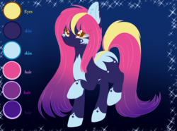 Size: 1024x762 | Tagged: dead source, safe, artist:php146, oc, oc only, oc:mei, earth pony, pony, colored pupils, female, mare, raised hoof, raised leg, reference sheet, solo