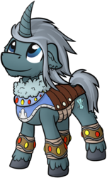 Size: 985x1628 | Tagged: safe, artist:moemneop, oc, oc only, oc:solon, pony, unicorn, armor, curved horn, horn, male, simple background, solo, stallion, transparent background