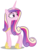 Size: 2212x3000 | Tagged: safe, artist:brony-works, princess cadance, alicorn, pony, g4, my little pony: friendship is magic, three's a crowd, concave belly, female, high res, looking back, mare, simple background, slender, smiling, solo, thin, transparent background, vector