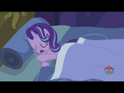 Size: 2048x1536 | Tagged: safe, screencap, starlight glimmer, pony, a royal problem, g4, bed, cute, female, mare, sleeping, solo