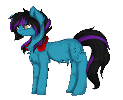 Size: 613x503 | Tagged: safe, artist:czywko, oc, oc only, oc:despy, earth pony, pony, animated, bags under eyes, blind eye, blue, bouncing, fanart, female, fluffy, gif, gift art, headphones, heterochromia, mare, pagedoll, pixel art, simple background, solo, transparent background