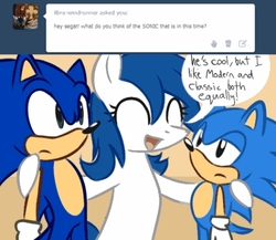 Size: 474x411 | Tagged: safe, artist:marytheechidna, oc, pony, ask the console ponies, console ponies, crossover, male, ponified, sega, sonic the hedgehog, sonic the hedgehog (series), tumblr