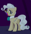 Size: 133x144 | Tagged: safe, screencap, mayor mare, earth pony, pony, 28 pranks later, g4, butt, cropped, female, glasses, mare, plot, rainbow muzzle, solo