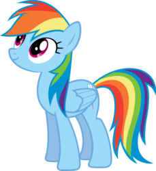 Size: 855x934 | Tagged: safe, rainbow dash, pony, g4, female, simple background, solo, transparent background, vector