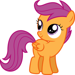 Size: 890x897 | Tagged: safe, scootaloo, pony, g4, female, simple background, solo, transparent background, vector