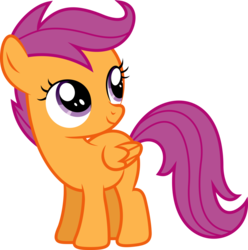 Size: 890x897 | Tagged: safe, scootaloo, pegasus, pony, g4, female, filly, foal, folded wings, mirrored, simple background, smiling, solo, transparent background, vector, wings