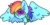 Size: 890x439 | Tagged: safe, artist:seabunniez, rainbow dash, pony, g4, female, simple background, solo, transparent background