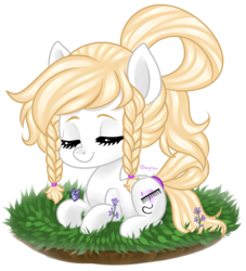 Size: 3249x3577 | Tagged: safe, artist:kaikururu, oc, oc only, oc:lilac, butterfly, pony, grass, high res, simple background, solo, transparent background