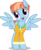 Size: 3306x4000 | Tagged: safe, artist:dashiesparkle, windy whistles, pegasus, pony, g4, .svg available, clothes, cute, female, head tilt, high res, mare, open mouth, open smile, simple background, smiling, solo, spread wings, transparent background, vector, windybetes, wings