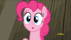 Size: 1920x1080 | Tagged: safe, screencap, pinkie pie, earth pony, pony, g4, not asking for trouble, discovery family logo, faic
