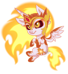 Size: 1600x1750 | Tagged: safe, artist:jack-pie, daybreaker, alicorn, pony, a royal problem, g4, armor, chibi, cute, diabreaker, female, mare, signature, simple background, solo, transparent background
