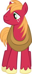 Size: 2275x5148 | Tagged: dead source, safe, artist:waranto, big macintosh, earth pony, pony, g4, high res, male, simple background, solo, transparent background, vector