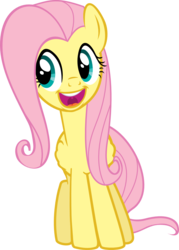 Size: 845x1180 | Tagged: safe, artist:ryplinn, fluttershy, pony, may the best pet win, .svg available, faic, female, simple background, solo, transparent background, vector, vector trace