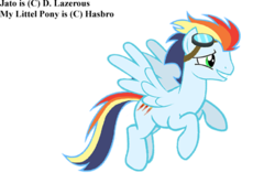 Size: 538x379 | Tagged: safe, artist:dlazerous, edit, vector edit, oc, oc only, oc:jato, pony, offspring, parent:rainbow dash, parent:soarin', parents:soarindash, simple background, solo, transparent background, vector