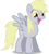 Size: 2399x2658 | Tagged: safe, artist:noxwyll, derpy hooves, pegasus, pony, g4, female, high res, mare, open mouth, simple background, solo, spread wings, standing, transparent background, vector, wings