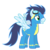 Size: 4500x4500 | Tagged: safe, artist:blackm3sh, soarin', pegasus, pony, g4, absurd resolution, clothes, goggles, male, simple background, solo, stallion, transparent background, uniform, vector, wonderbolts uniform