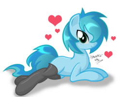 Size: 1024x825 | Tagged: safe, artist:danmakuman, oc, oc only, oc:mint leaf, pony, heart, simple background, solo, transparent background