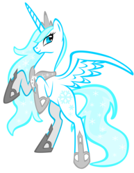 Size: 2033x2627 | Tagged: safe, artist:auveiss, oc, oc only, oc:princess shimmerflake, alicorn, pony, alicorn oc, high res, simple background, solo, transparent background, vector