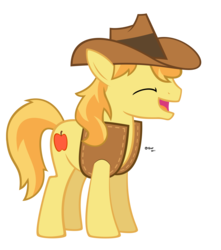 Size: 10000x11302 | Tagged: safe, artist:gratlofatic, braeburn, earth pony, pony, g4, absurd resolution, male, simple background, solo, transparent background, vector