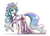 Size: 1280x931 | Tagged: safe, artist:king-kakapo, princess celestia, alicorn, pony, g4, clothes, crown, dress, female, jewelry, mare, necklace, raised hoof, regalia, shoes, simple background, smiling, solo, unshorn fetlocks