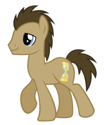 Size: 3300x3900 | Tagged: safe, artist:misterlolrus, doctor whooves, time turner, earth pony, pony, g4, high res, male, simple background, solo, stallion, transparent background, vector