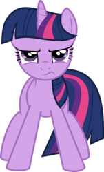 Size: 2000x3302 | Tagged: safe, artist:mrcbleck, twilight sparkle, pony, unicorn, g4, female, high res, looking at you, mare, simple background, solo, transparent background, vector