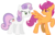 Size: 1193x752 | Tagged: safe, artist:cthulhuandyou, artist:dlazerous, artist:kooner-cz, artist:nyax, artist:speedingturtle, artist:the smiling pony, edit, vector edit, scootaloo, sweetie belle, pegasus, pony, unicorn, g4, duo, female, lesbian, mare, older, older scootaloo, older sweetie belle, ship:scootabelle, shipping, simple background, transparent background, vector, wrong cutie mark, wrong eye color