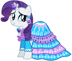 Size: 3541x3000 | Tagged: safe, artist:missy12113, rarity, pony, g4, simple ways, clothes, dress, female, high res, simple background, solo, transparent background, vector