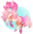 Size: 700x709 | Tagged: safe, artist:cabbage-arts, oc, oc only, oc:pinky cream, pony, unicorn, female, horn, solo, unicorn oc