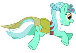 Size: 2880x2000 | Tagged: safe, artist:wildtiel, lyra heartstrings, pony, g4, bridesmaid dress, butt, clothes, dress, female, high res, leaping, plot, simple background, solo, transparent background