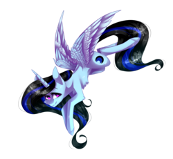 Size: 2467x2269 | Tagged: safe, artist:huirou, oc, oc only, oc:moonlight shadow, alicorn, pony, female, high res, mare, simple background, solo, transparent background