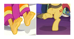 Size: 444x235 | Tagged: safe, sunset shimmer, equestria girls, equestria girls specials, g4, my little pony equestria girls: legend of everfree, my little pony equestria girls: mirror magic, feet, fetish, foot fetish, foot focus, hooves, legend of everfeet