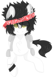 Size: 2048x3000 | Tagged: safe, artist:cinnamontee, oc, oc only, oc:brody, earth pony, pony, bandana, high res, male, simple background, solo, stallion, transparent background