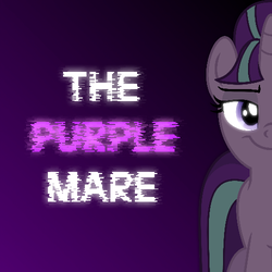 Size: 500x500 | Tagged: safe, artist:aaronmk, artist:westrail642fan, starlight glimmer, g4, text, the purple mare