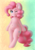 Size: 1400x2000 | Tagged: safe, artist:spirit-dude, pinkie pie, earth pony, pony, semi-anthro, g4, belly button, chubby, cute, diapinkes, female, looking at you, mare, one eye closed, plump, smiling, solo, tongue out, wide hips, wink