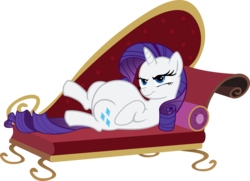 Size: 10444x7544 | Tagged: safe, artist:exe2001, rarity, pony, g4, absurd resolution, belly, fainting couch, female, fetish, raripred, simple background, solo, transparent background, vector, vore