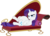 Size: 10444x7544 | Tagged: safe, artist:exe2001, rarity, pony, g4, absurd resolution, belly, fainting couch, female, fetish, raripred, simple background, solo, transparent background, vector, vore